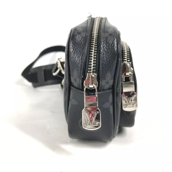 LOUIS VUITTON M30755 MonogramEclipse Outdoor Pochette Bag Crossbody Pochette... - Picture 8 of 15